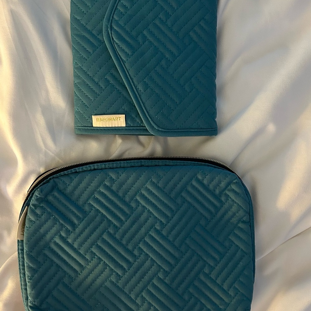 BAGSMART Teal Travel Bag Set